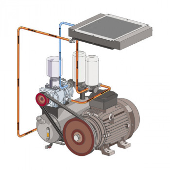 Schraubenkompressor FRD-Serie, 0,65-1,1 m³/min (5,5-7,5 kW), 270 Ltr.