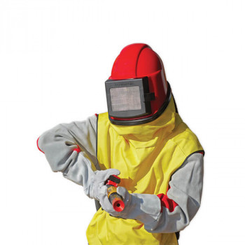 Contracor Sandstrahlhelm COMFORT inkl. Nyloncape und Regulierventil