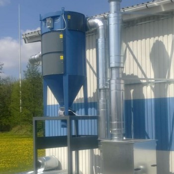 Zyklon-Filteranlage ACF (bis max. 40000 m³/h, 5 kPa)