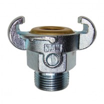 Außengewindekupplung mit Messingdichtung Außengewindekupplung mit Messingdichtung