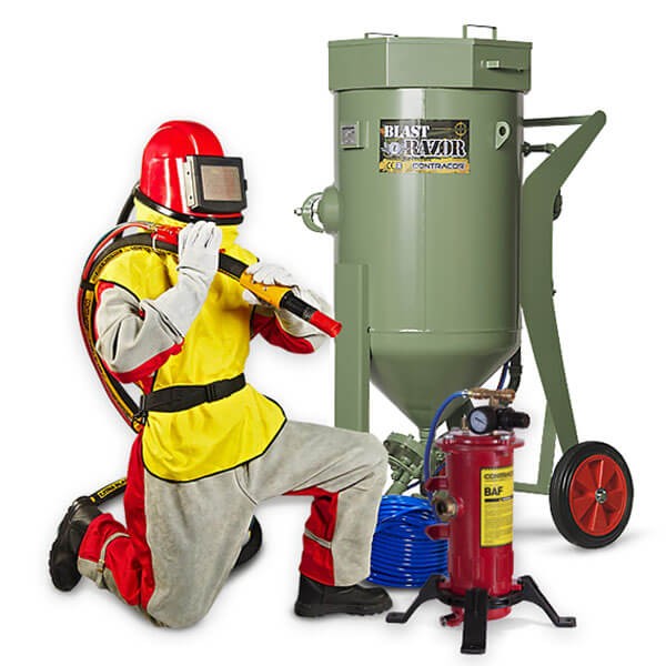 Druckstrahlgerät BlastRazor BlastPack Set Comfort (25-200 ltr.)